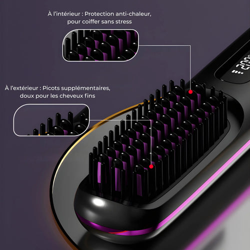 the first smart styling brush for short hair